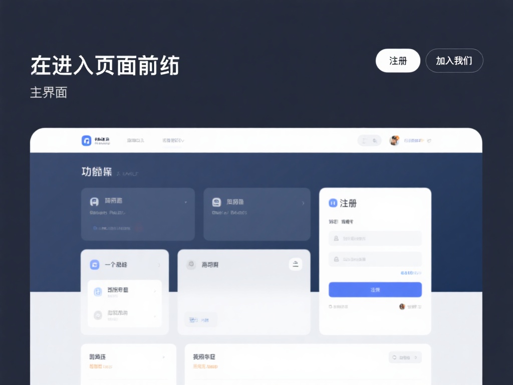 在进入页面后，您会发现设计简洁的主界面，所有功能板